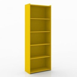 Estante para Livros 4 Prateleiras Esm201 Retrô Movelbento - 1