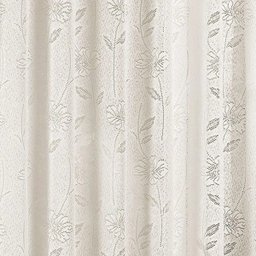 Cortina Jade para Trilho Suisso Tecido Renda Floral 2,00m x 2,50m Porta Balcão - Palha - 3