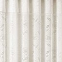 Ver imagem 2 de Cortina Jade para Trilho Comum Tecido Renda Floral 3,00m x 2,50m Sala Quarto - Palha