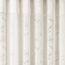 Ver imagem 2 de Cortina Jade para Trilho Suisso Tecido Renda Floral 3,00m x 2,50m Sala Quarto - Palha
