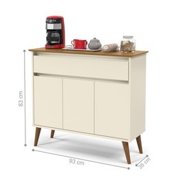 Aparador Buffet Marrocos Off White Freijo - 6