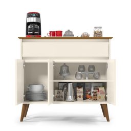 Aparador Buffet Marrocos Off White Freijo - 3