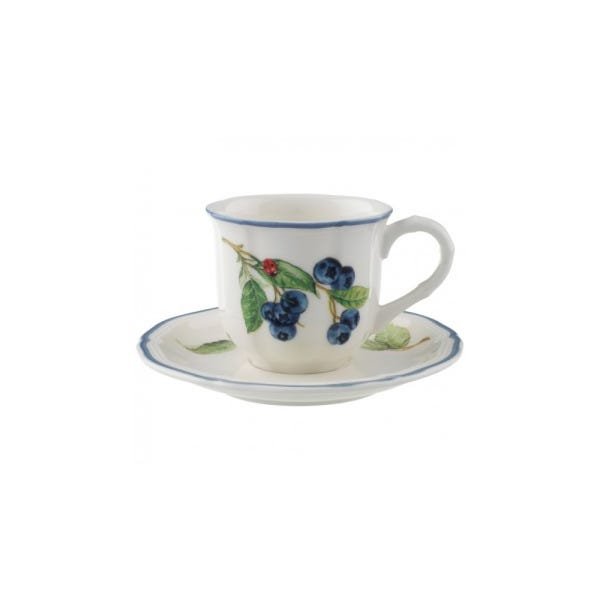 Xícara para Café com Pires Villeroy e Boch Cottage 100 ml - Cada ...