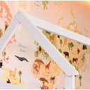 Ver imagem 6 de Cama Montessoriana Infantil Estilo Casinha 2 Gavetões 201cm Cor:branco com Azul Secreto