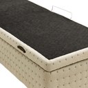 Ver imagem 3 de Base Box Baú Solteiro Uno Boucle Bege 88x188