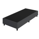 Ver imagem 1 de Cama Box Base Solteiro Bi Partida Suede 0,88x1,88cm:marrom