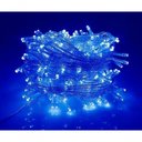 Ver imagem 4 de Cascata Pisca 320 Leds Azul Natal Fio Branco de 3x2m e 220v