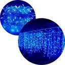 Ver imagem 1 de Cascata Pisca 320 Leds Azul Natal Fio Branco de 3x2m e 220v
