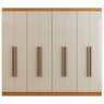 Guarda-Roupa Casal Ele e Ela 8 Portas 8 Prateleiras  - Panorama Móveis - 9