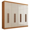 Ver imagem 4 de Guarda-Roupa Casal Ele e Ela 8 Portas 8 Prateleiras - Panorama Móveis
