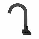 Ver imagem 3 de Misturador de Mesa Bica Alta para Lavatório Black Matte Cod: 1877.bl38.mt