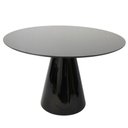 Ver imagem 4 de Mesa de Jantar Cone Redonda 130 Cm Laqueada Cores Preto