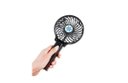 Ver imagem 2 de Mini Ventilador Handy Portátil Mão Usb Recarregável Preto
