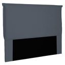 Ver imagem 1 de Cabeceira Estofada Box Casal King Size Veneza 195cm Cinza