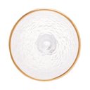 Ver imagem 3 de Conj. 6 Taças Cristal Martelado com Filete Dourado 320ml