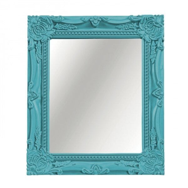 Espelho Retangular de Mesa com Moldura Candy Mart Collection 33,5x28,5cm - 1