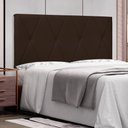 Ver imagem 2 de Painel de Cama 160cm Ancona Suede Café - Lucadi Home