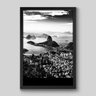 Quadro Fotografia Rio De Janeiro PB - 45x30cm - Moldura Caixa Preto - 1