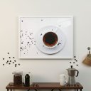 Ver imagem 1 de Quadro Decorativo Xícara Chá - 50x70cm:moldura Branca
