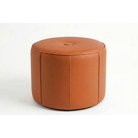 Puff Turim Premium Design Moderno Luxo - Corano:Laranja