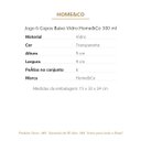 Ver imagem 7 de Jogo 6 Peças Copo Baixo de Vidro 300ml Transparente 9x9x9cm Água Suco Drinks Bar
