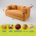 Ver imagem 2 de Sofá Cama Muna 1,88m Xpand Tech Tecido Bouclê Caramelo Cama Inbox