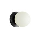 Ver imagem 2 de Arandela Luminária Lunar Globo 12 Cm Moderno Preto 005