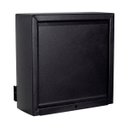 Ver imagem 5 de Caixa de Correio Grade Horizontal Preto Fosco Tarja Inox Top Moderna