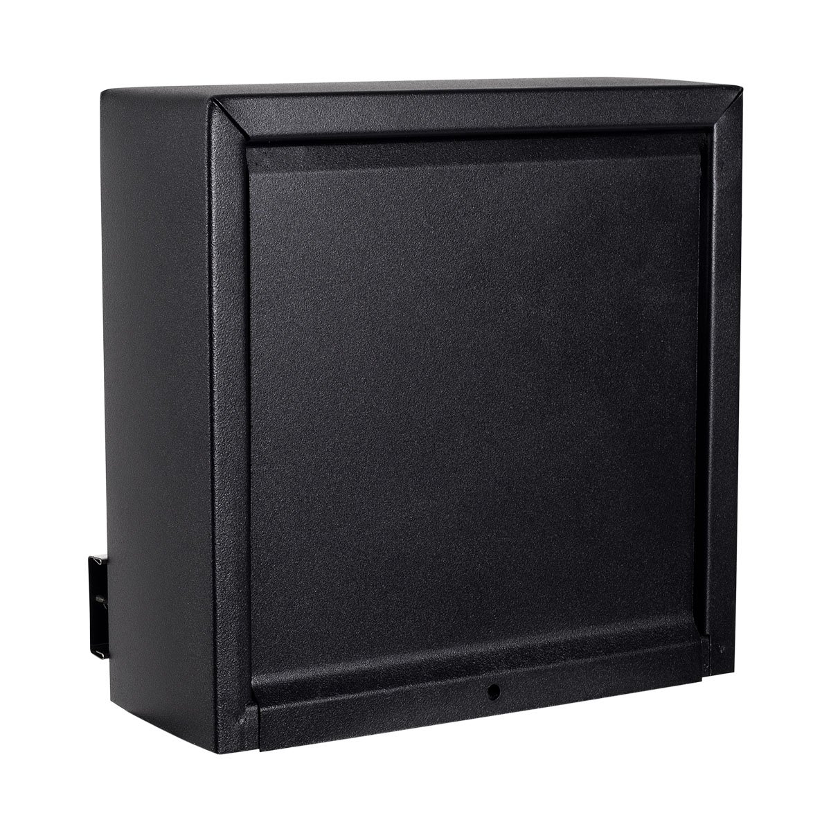 Caixa De Correio Grade horizontal Preto Fosco Tarja Inox Top moderna - 5