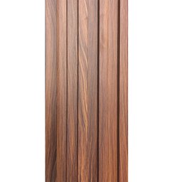 Painel Ripado Prime Madeira Pvc Pau Ferro 2,9m X 16cm - 1