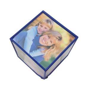 Cubo Giratorio Azul P/ 6 Fotos 10x10 Square