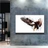 Quadro Decorativo Águia Efeito Especial Símbolo de Foco Poder Disciplina:120x80 cm/BRANCA - 2