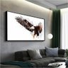 Quadro Decorativo Águia Efeito Especial Símbolo de Foco Poder Disciplina:120x80 cm/BRANCA - 4