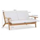 Ver imagem 2 de Sofá 3 Lugares em Madeira Maciça Lotus