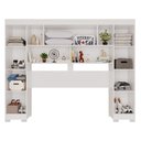 Ver imagem 2 de Guarda-roupa Casal Modulado Odin Premium com Pés 4 Portas Branco - Pnr Móveis