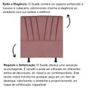 Ver imagem 5 de Cabeceira Estofada Cama Box Solteiro 90 Cm Louise Suede:rosé