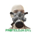 Ver imagem 2 de Máscara ALLTEC com 1 filtro Para Pintor - Proteloja EPI`s - Unico - Cinza