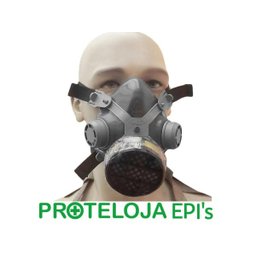 Máscara ALLTEC com 1 filtro Para Pintor - Proteloja EPI`s - Unico - Cinza - 2 Máscara ALLTEC com 1 filtro Para Pintor - Proteloja EPI`s - Unico - Cinza - 2