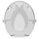 Ver imagem 4 de Assento Sanitário Elevado com Trava e Tampa 7 cm Astra