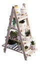 Ver imagem 4 de Organizadora Porta Temperos Cor Natural Tripla De Cozinha Promo Technox Marrom