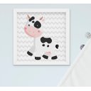 Ver imagem 7 de Quadro Infantil Quarto Bebê Menino Menina Fazendinha Kit 6 Peças