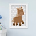 Ver imagem 2 de Quadro Infantil Quarto Bebê Menino Menina Fazendinha Kit 6 Peças