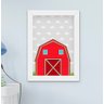 Quadro Infantil Quarto Bebê Menino Menina Fazendinha Kit 6 Peças - 6