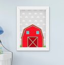 Ver imagem 6 de Quadro Infantil Quarto Bebê Menino Menina Fazendinha Kit 6 Peças