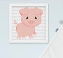 Ver imagem 5 de Quadro Infantil Quarto Bebê Menino Menina Fazendinha Kit 6 Peças