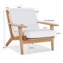 Ver imagem 2 de Poltrona em Madeira Maciça Lotus 