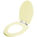 Ver imagem 2 de Assento Sanitario Poliester Absolute Bone (Bege Claro) para vaso Ideal Standard