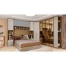 Guarda Roupa Modulado Ponte 4 Portas 2450x1630mm Setiba Plus Rimo Carvalho/fendi - 1