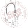 Torneira de Cozinha Gourmet Misturador Monocomando 55cm Premium (Spring - Dourada) - 7
