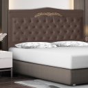 Ver imagem 2 de Cabeceira de Cama Box Madri Casal Queen 160 Cm Suede Rosê Eli Móveis e Decoração